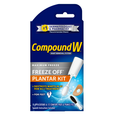 compound w freeze off plantar wart remover kit